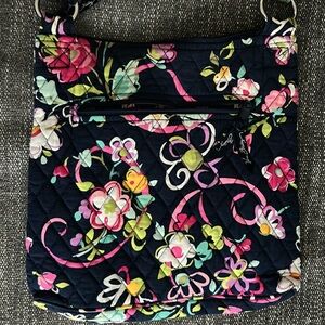 Floral Patterned Vera Bradley Crossbody Bag
